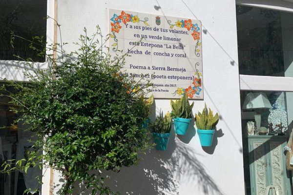 Poetry Route in Estepona